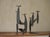 Vintage Sculptural Brutalist Candleholders, 1960, Set of 2 For Sale - Image 9 of 11
