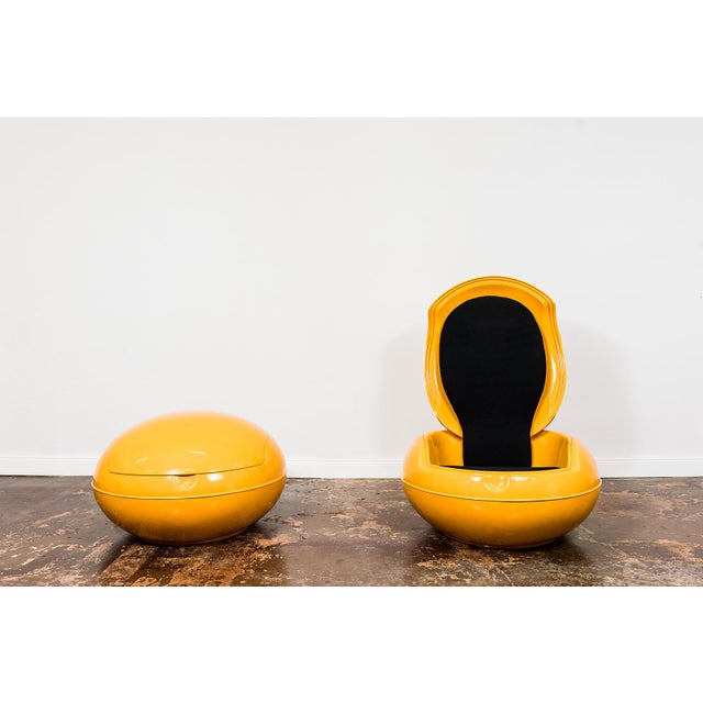 Garden Egg Chairs by Peter Ghyczy, 1968, Set of 2 For Sale - Image 10 of 18