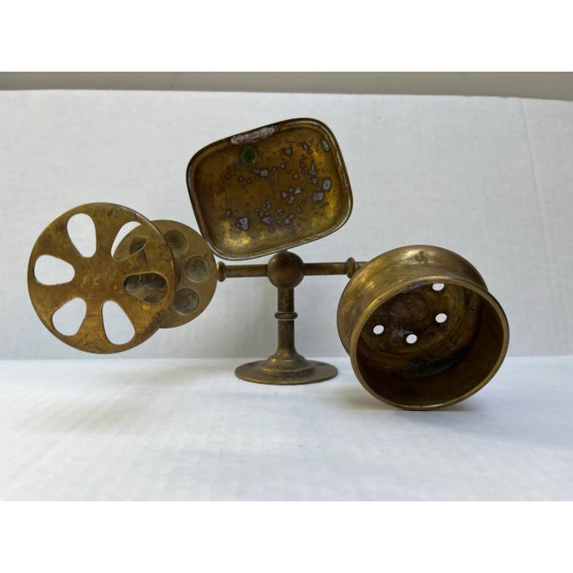 Brass Antique Brass Wall Mounted Bathroom Soap Holder For Sale - Image 8 of 8