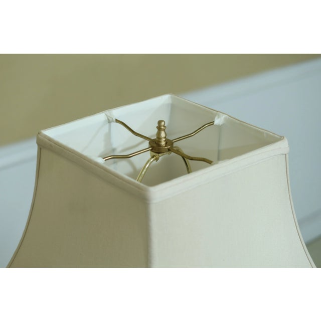 1990s Cambridge Lamps Pillar Lamp W/ Shade For Sale In Philadelphia - Image 6 of 9