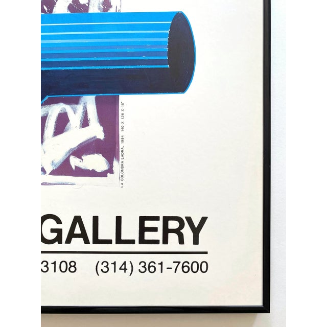 フランクステラ　ポスター　HIBELL ART フランク・ステラ　1984 Frank Stella Vintage 1985 Modernist Lithograph Print Framed