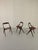 Mid-Century Modern Vintage Wooden Table Chair, 1950 For Sale - Image 3 of 9