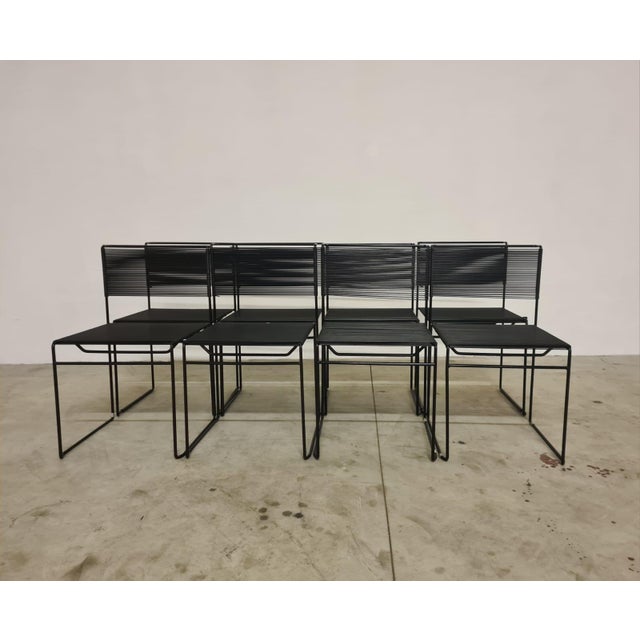 Giandomenico Belotti Flyline Chairs by Giandomenico Belotti, Set of 8 For Sale - Image 4 of 14