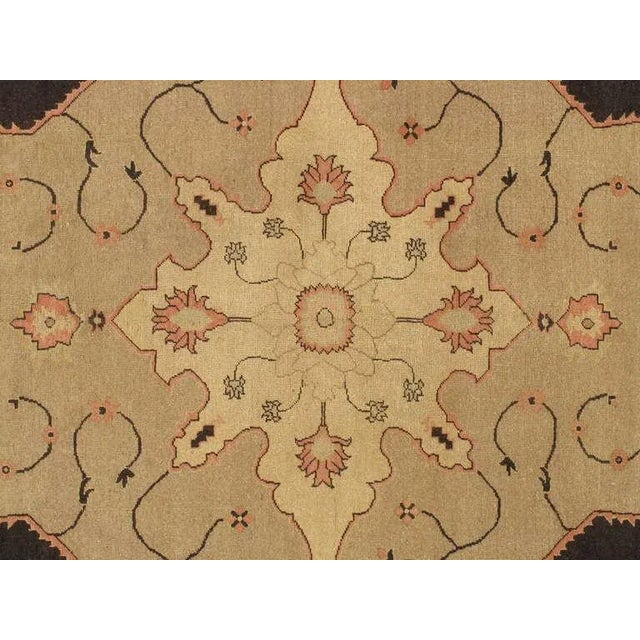 Traditional Antique Indian Agra Carpet For Sale - Image 3 of 6