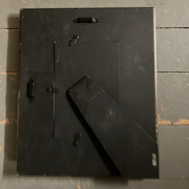 Abstract 1980’s Original Vintage Wayne Cunningham Abstract Ink Drawing Tabletop Frame For Sale - Image 3 of 3