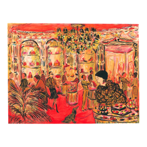 The Accessories Department Original Figurative Contemporary Watercolor by Pauline De Roussy De Sales