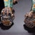 Metal Pair of Vintage Cloisonné Enamel Guardian Lions – Gilt Bronze Foo Dogs, Turquoise Ground For Sale - Image 7 of 7
