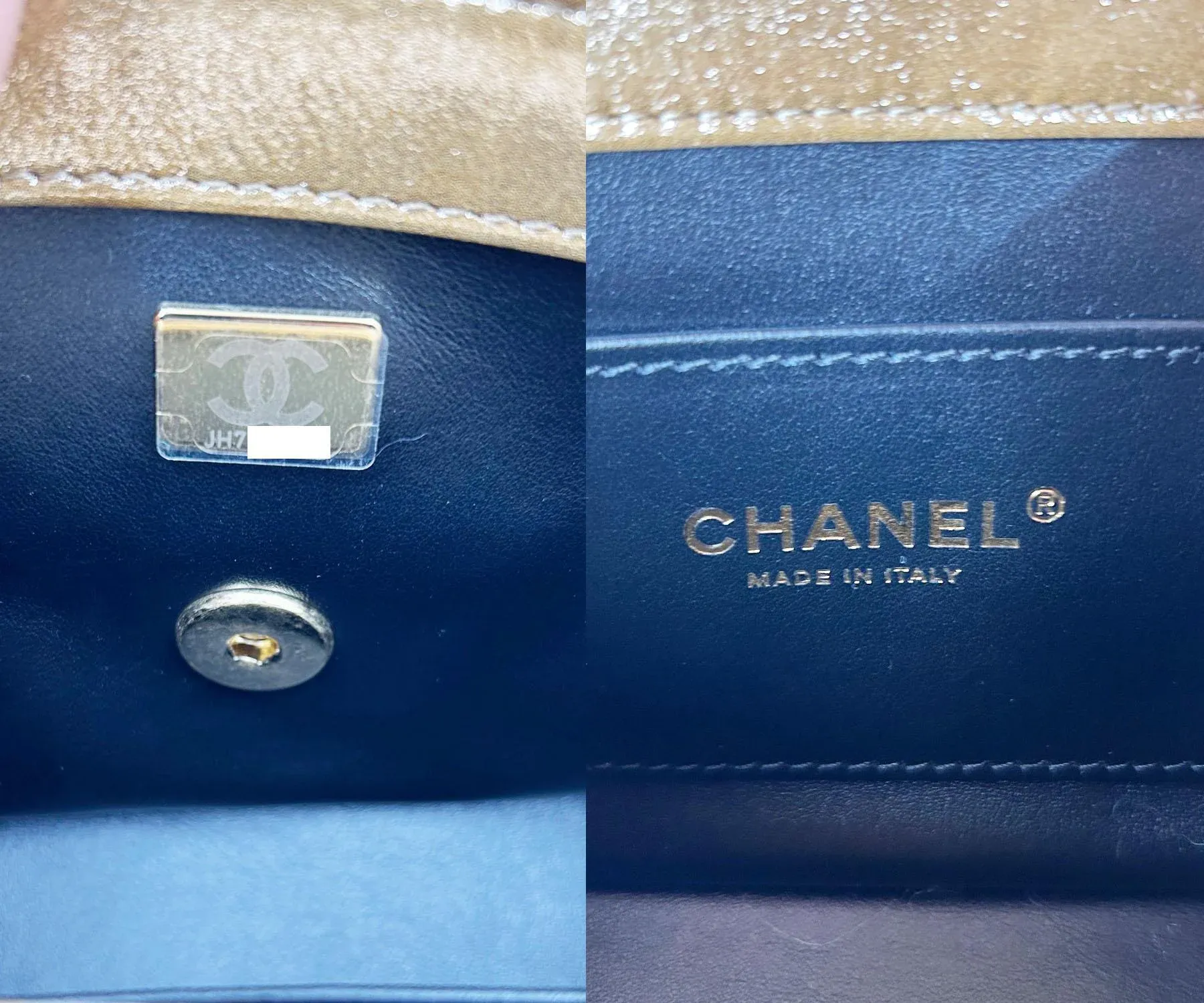 Chanel Gold Shimmer Crystal CC Handle Crossbody 2 Way Bag | Chairish