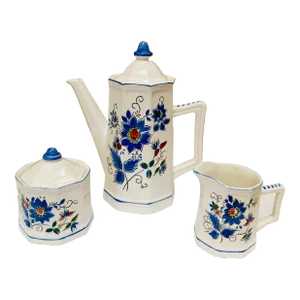 Vintage Mikasa Valencia Coffee Pot Set- 3 Pieces