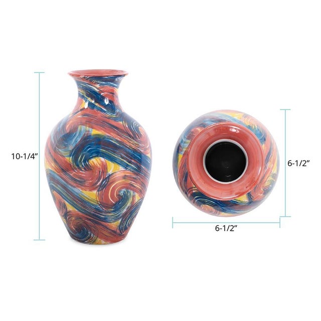 2020s Camille Flared Ceramic Short Bottle For Sale - Image 5 of 7