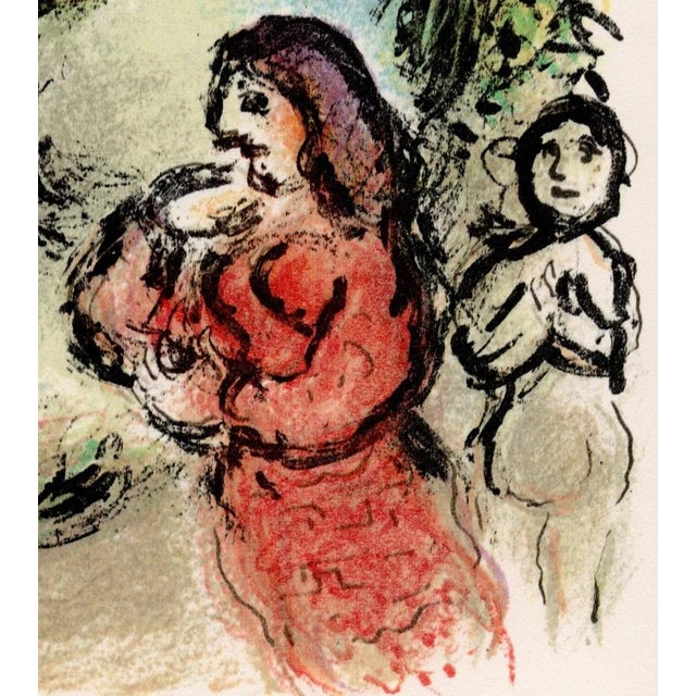 Marc Chagall, Ulysses' Bed from Odyssey, 1989, Lithograph For Sale - Image 7 of 11