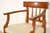 Brown Kindel Furniture Regency Solid Cherry Wood Klismos Armchair For Sale - Image 8 of 14