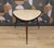 Kidney-Shaped Cocktail Table with Pink Formica Top and Brass Details, 1950s For Sale - Image 11 of 11