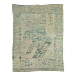 Turkish Oushak Rug 8'10" x 11'9" #18572 For Sale