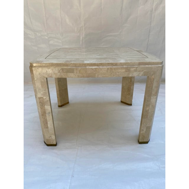 1980s 1980s Tessellated Stone Side Tables - a Pair For Sale - Image 5 of 12