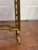 Late 19th Century French Louis XVI Brass Fireplace Screen W. Mesh Panel and Floral Details For Sale In New York - Image 6 of 18