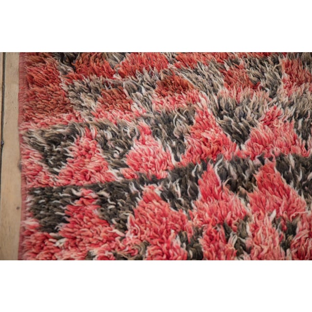 Red Vintage Moroccan Carpet - 5'10" X 9'7" For Sale - Image 8 of 13