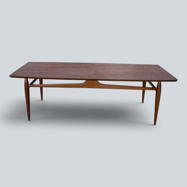 Mid-Century American Modern Teak Coffee Table by Mersman, 1960s For Sale - Image 10 of 10