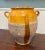Antique French Country Confit Pot Pottery Jug Glazed Ochre Yellow Large For Sale - Image 10 of 16