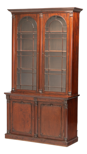 Large Mahogany Bookcase, 1830s