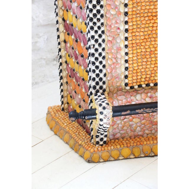 20th Century Grotto Shell Bar and Stools, 1950s, Set of 3 For Sale - Image 8 of 16