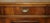 Metal Vintage Flamed Hardwood Sideboard Bookcase with Three Large Drawers For Sale - Image 7 of 18