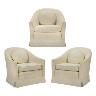 Harvey Probber Barrel Back Lounge Chairs For Sale
