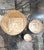 Metal Set/3 Silver Tane Attrib Woven Baskets For Sale - Image 7 of 8