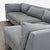 Crate & Barrel Gray Modern Sectional Sofa – Stylish and Spacious Seating For Sale In San Francisco - Image 6 of 8