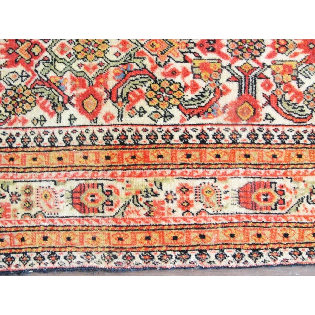 Late 19th Century Antique Persian Sarouk Feraghan Rug, Fine 3'11" X 6'6" For Sale - Image 5 of 7