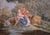 Rococo 18th Century French Rococo Pastoral Courtship Painting in Gray Frame For Sale - Image 3 of 9