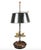 Empire Style Mahogany and Brass Mounted Bouillotte Lamp by Jansen, Paris For Sale In Boston - Image 6 of 6