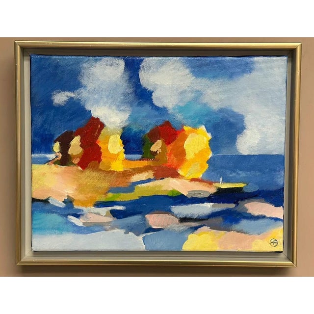 Anita Fröding, The Wandering Poet, 1950s, Oil Painting on Canvas, Framed For Sale - Image 11 of 18