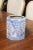 Blue Vintage Chinese Blue & White Hexagonal Porcelain Vase with Hand-Painted Foliage Décor For Sale - Image 8 of 13