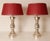 Vintage Table Lamps French Country Lamps Faux Mercury Silver Glass Modern - A Pair For Sale - Image 10 of 10