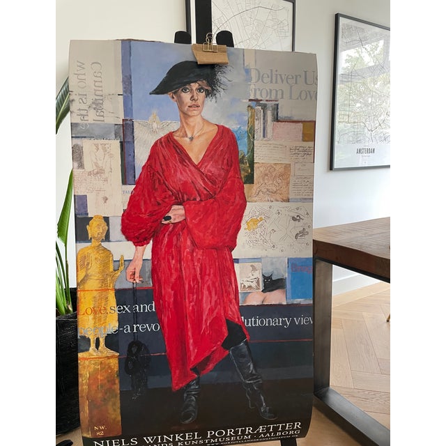 Suzanne Brøgger, Niels Winkel, 1982, Exibition Poster 8 April-5 June 2006, Printed in Denmark For Sale - Image 13 of 13