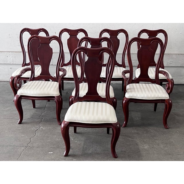Queen anne dining room chairs top