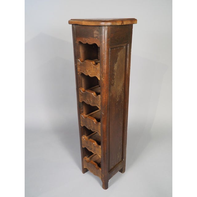 Early 21st Century A Vintage 10-Bottle French Wine Carrier Made From Reclaimed Timber For Sale - Image 5 of 17