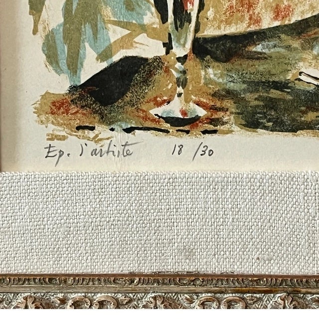 Early 20th Century Roland Oudot Signed Limited Edition Lithograph Print Ep. d'artiste 18/30 For Sale - Image 4 of 6