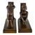 Art Deco Bronze Bookends of Boy and Girl Satyr by Paul Silvestre, 1920s, Set of 2 For Sale - Image 3 of 13