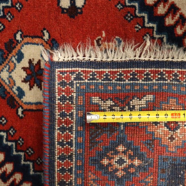 Red Vintage Jalamè Rug in Wool For Sale - Image 8 of 9