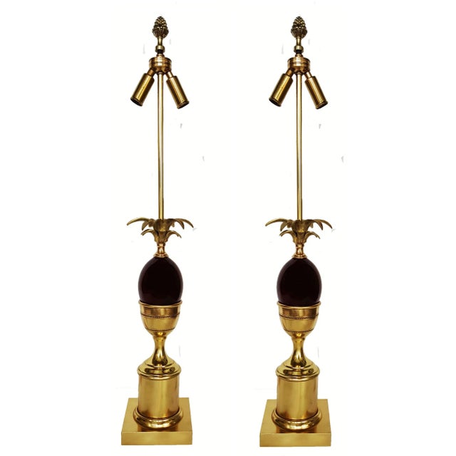 Vintage Maison Charles French Table Lamps - Pair For Sale