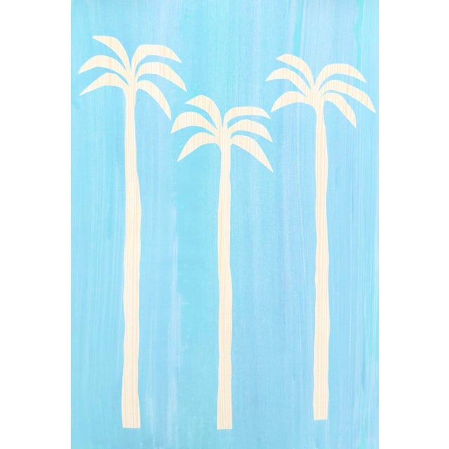 Estil Palm Collage II on Paper For Sale