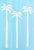 Estil Palm Collage II on Paper For Sale