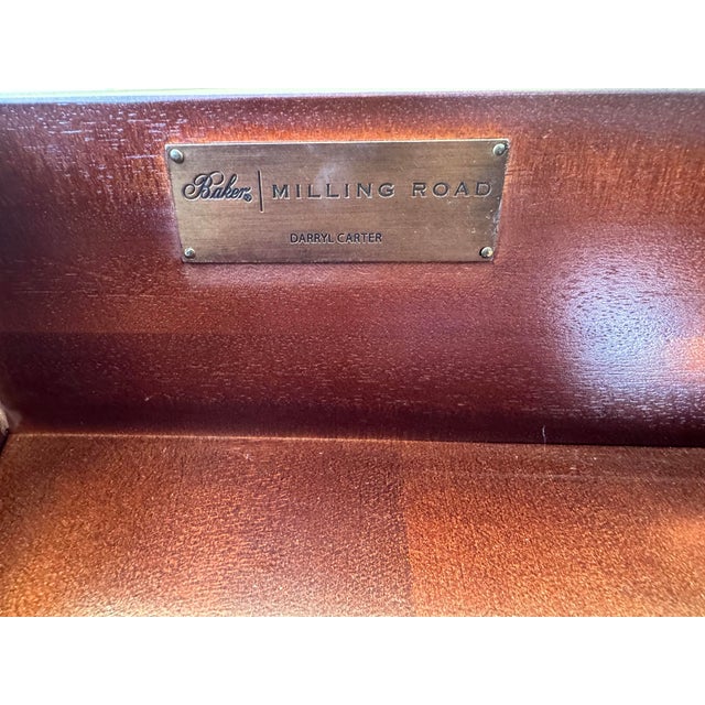 Darryl Carter for Baker Milling Road Collection Mahogany and Gray Marble Avondale Sideboard For Sale - Image 12 of 12