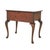 Antique English Queen Anne Carved Mahogany & Satinwood Inlaid Low Boy 18th C For Sale - Image 12 of 18