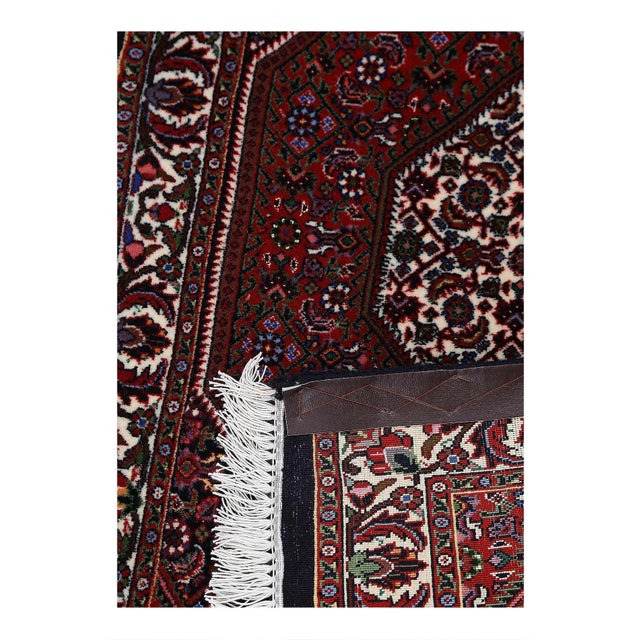 Fine Hand Knotted Persian Bidjar Rug For Sale - Image 4 of 4