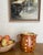 Antique country Jaspe pitcher made in the Alsace region of France during the late 19th century. Jaspe pottery is typically...