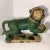 19th Century Chinoiserie Hollywood Regency Boho Chic Ceramic Monkeys - A Pair For Sale - Image 4 of 13