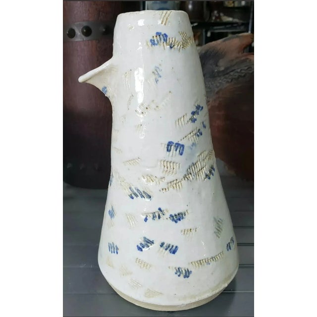 Japanese Mid 20th Century Japanese Studio Pottery Sake Carafe For Sale - Image 3 of 7